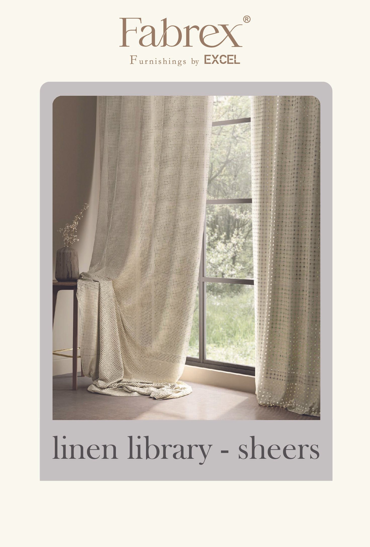 Linen Library Sheers Catalogue Cover