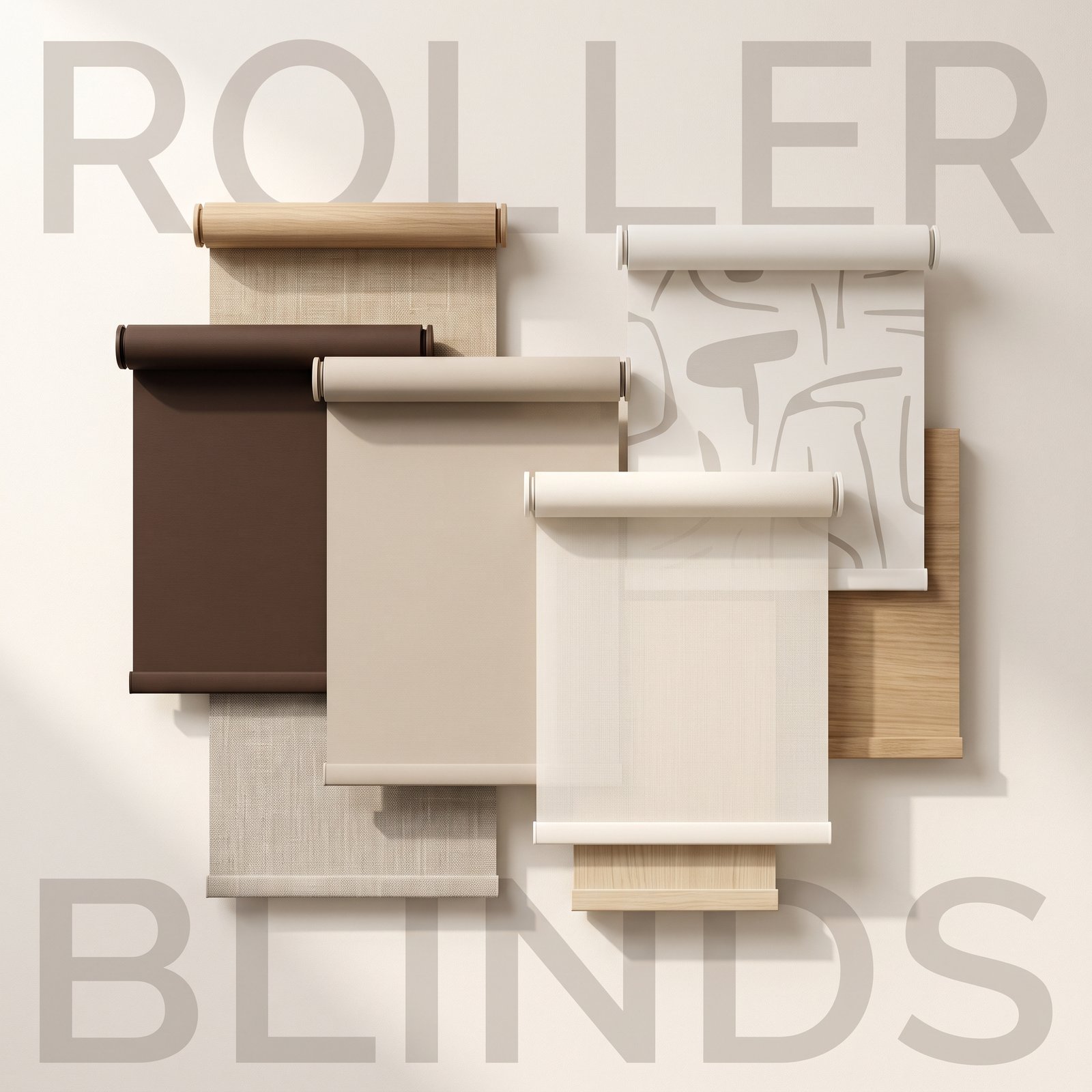 Soft daylight filtering through premium roller blinds in a warm-toned interior