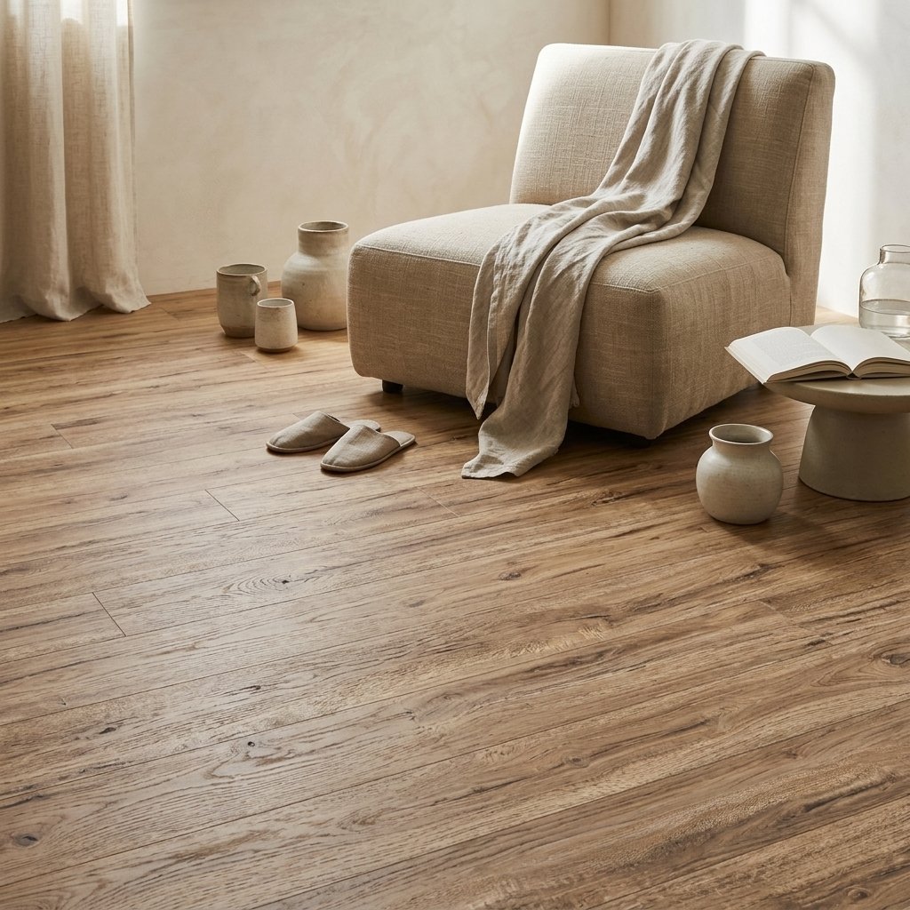 Excelam Creame Caramel Laminate Flooring LM-3006 - Image 4