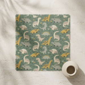 Tiny Treasure Dino Land fabric