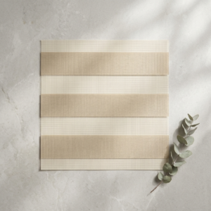 Zebra blinds window treatment from Nora Decor