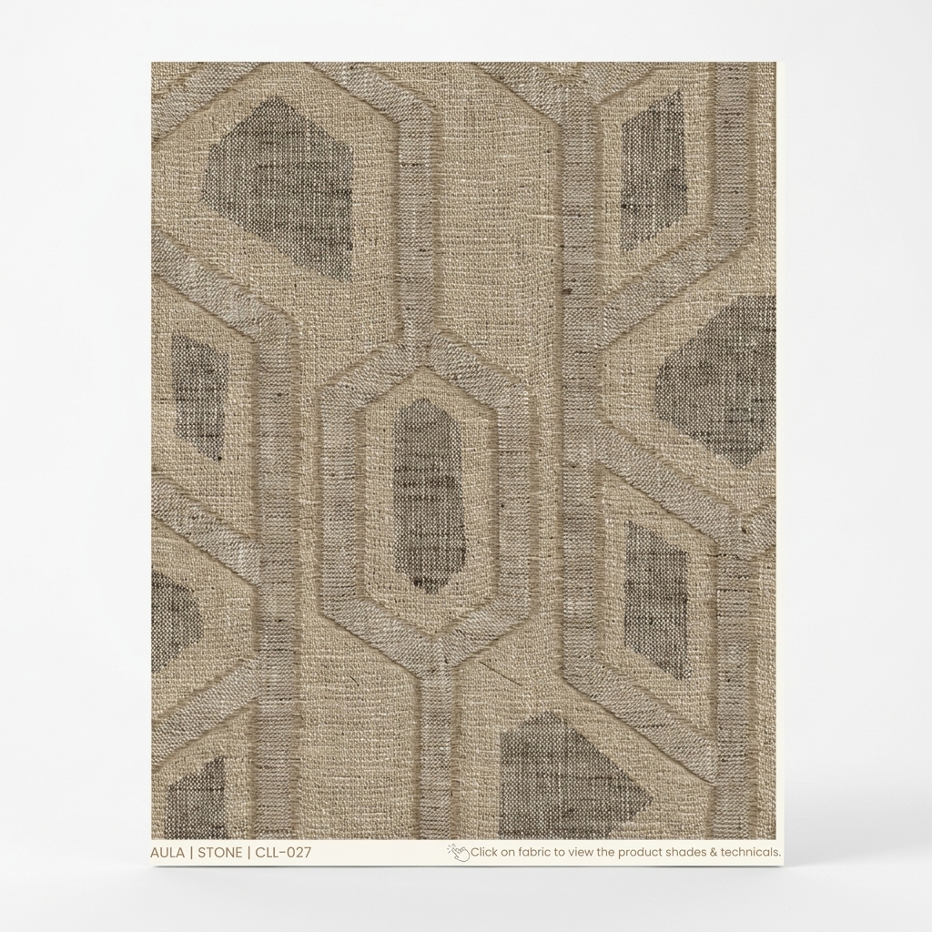 Linen Library Aula Stone CLL-027 fabric