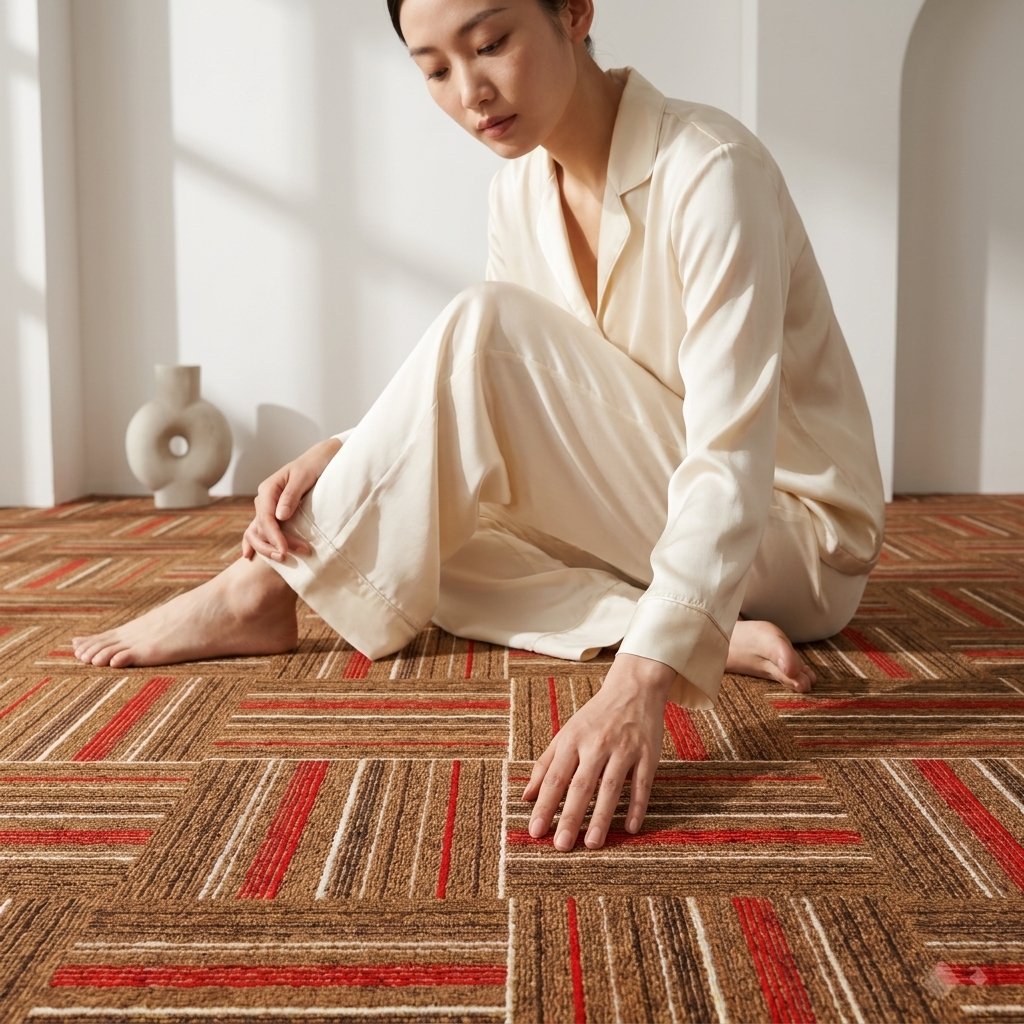 Espresso Silk Carpet Tiles 50 CM x 50 CM
